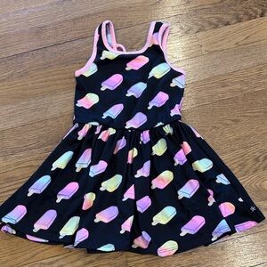 Pixielane Colorful Popsicle Print Kids Dress 3T LIKE NEW